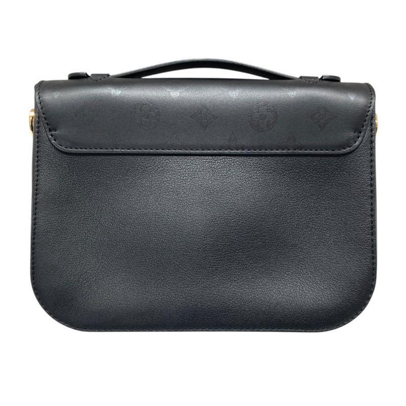 LOUIS VUITTON 路易威登 M53382 VERY MESSENGER 側背包 皮革 老花 黑色-2