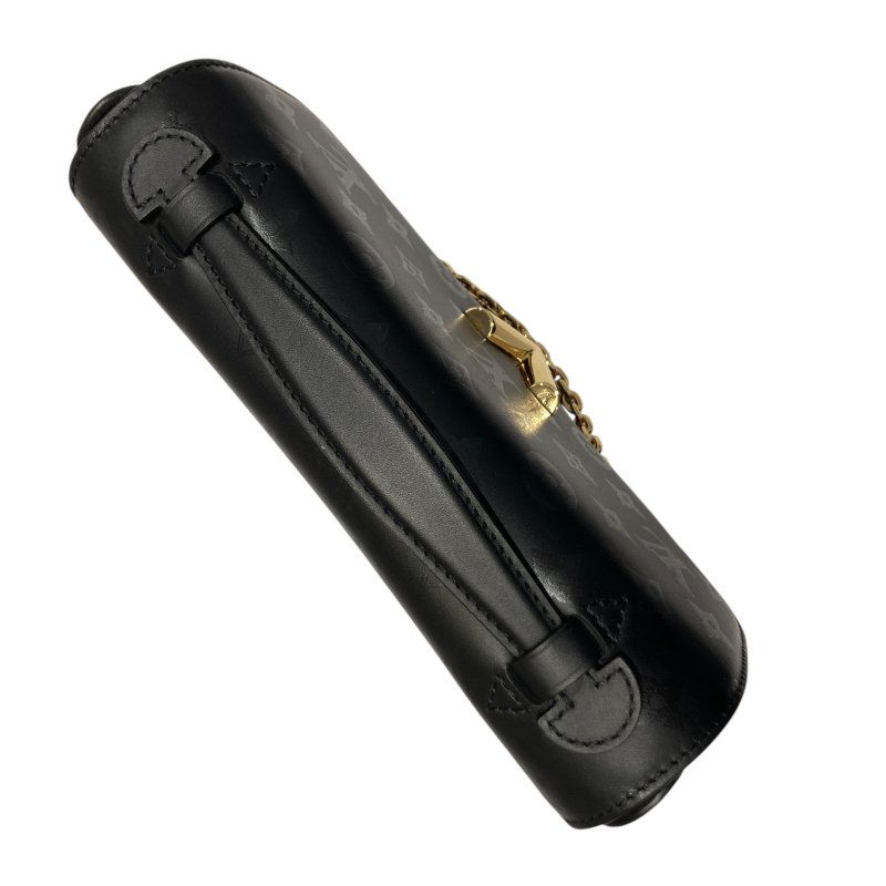 LOUIS VUITTON 路易威登 M53382 VERY MESSENGER 側背包 皮革 老花 黑色-6