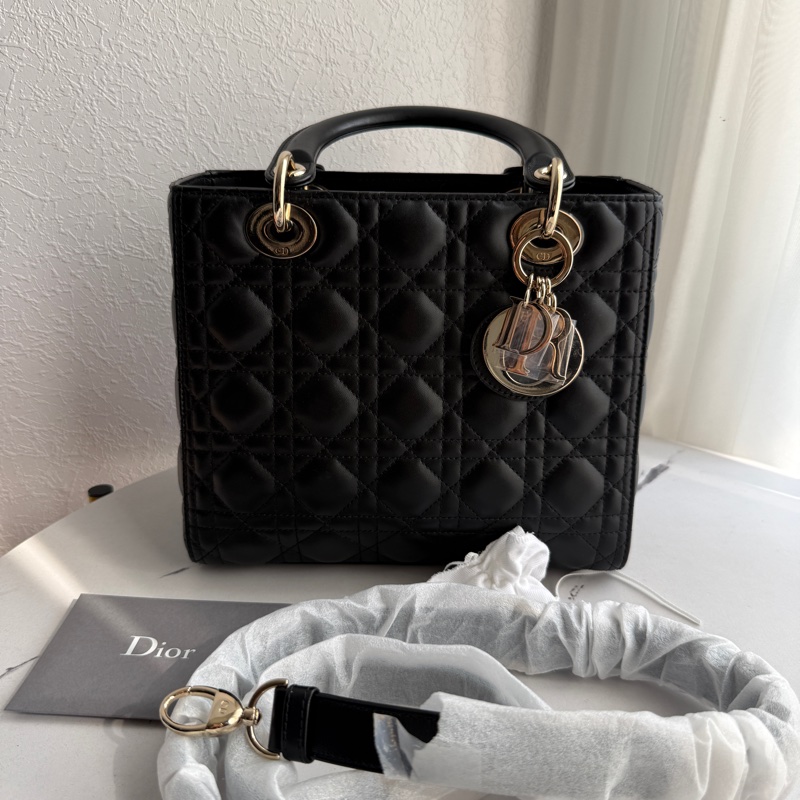 迪奧黛妃5*5斜背包🖤❤️閒置-0