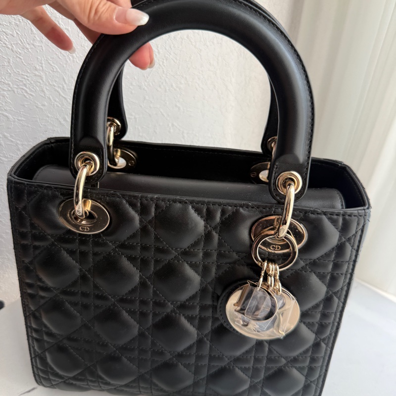 迪奧黛妃5*5斜背包🖤❤️閒置-3