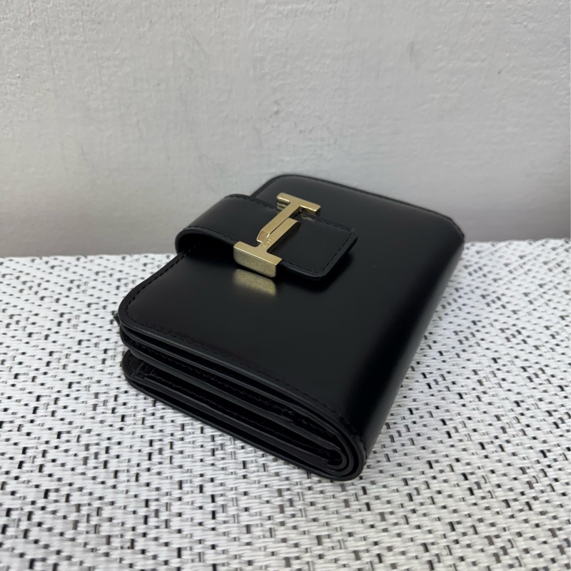 Tod’s黑皮革短夾-1