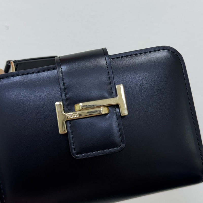Tod’s黑皮革短夾-14