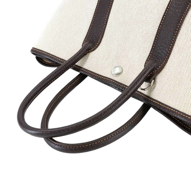 愛馬仕 Garden TPM 兩用托特單肩手提包,H 帆布皮革,天然栗色 □H 印記派對-4