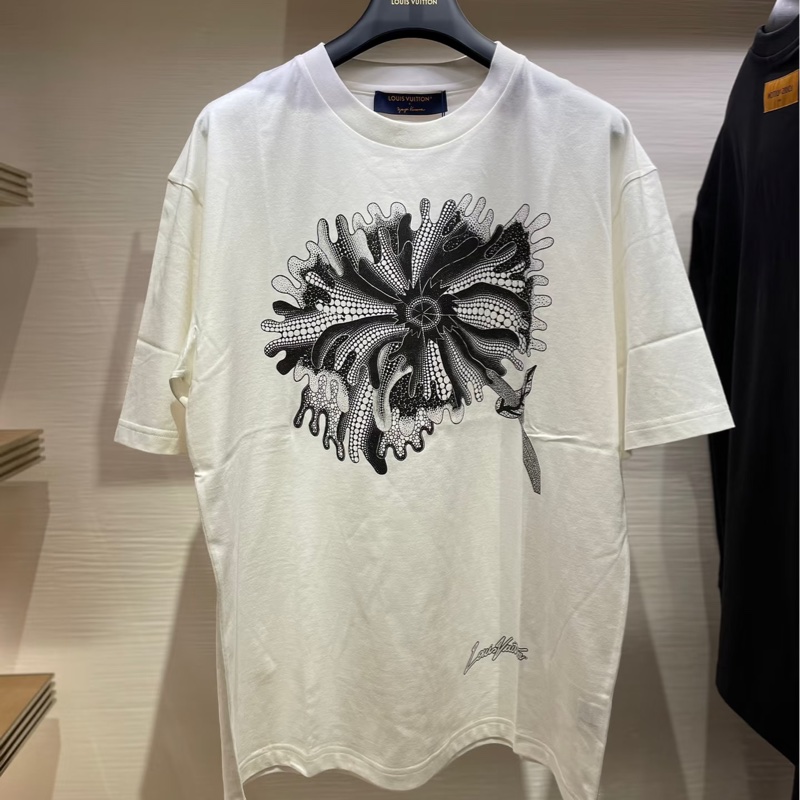 LV X YK PSYCHEDELIC FLOWER🖤LVx草間彌生聯名短T-0