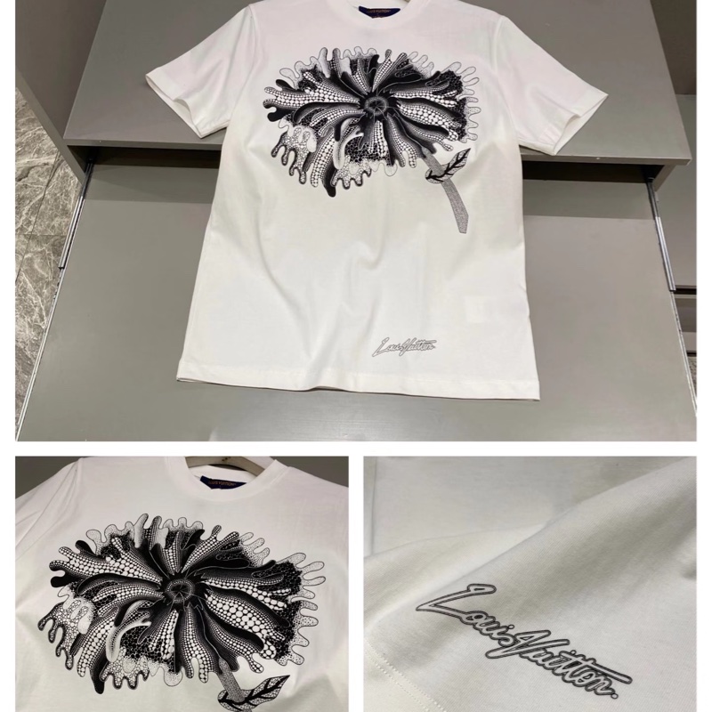 LV X YK PSYCHEDELIC FLOWER🖤LVx草間彌生聯名短T-1