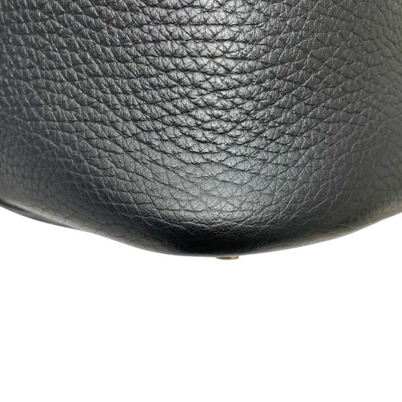HERMES 愛馬仕 PICOTIN 22 牛皮 黑色 金釦-6