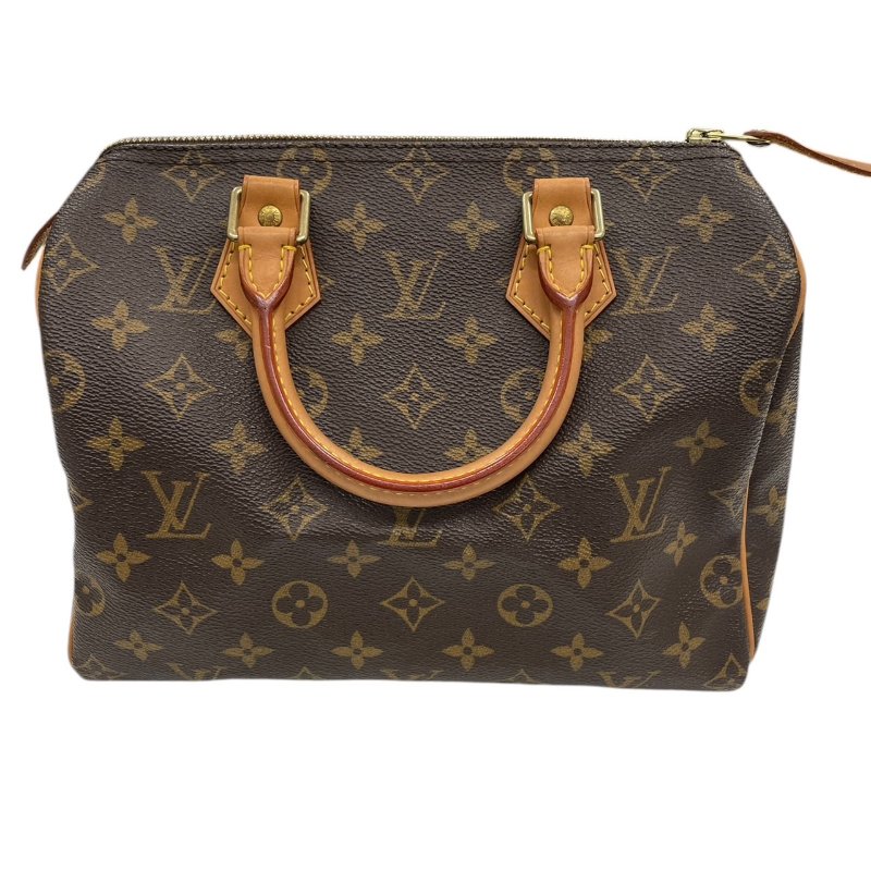 LOUIS VUITTON 路易威登 M415286 SPEEDY 25 波士頓包 PVC帆布 老花 金釦-0