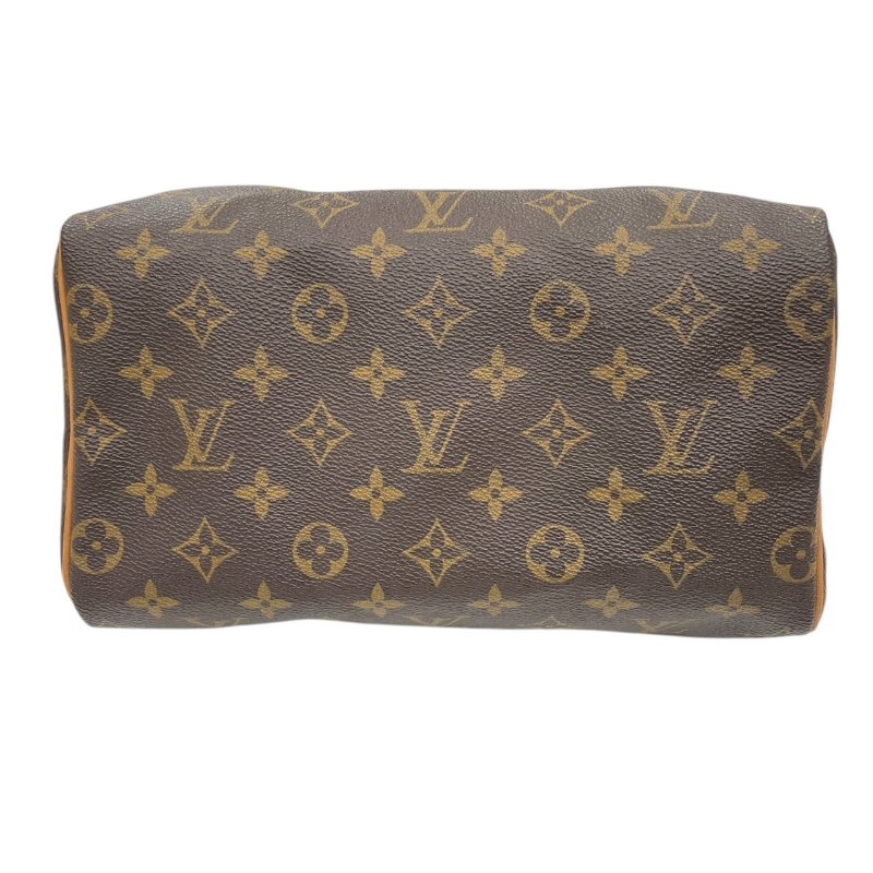 LOUIS VUITTON 路易威登 M415286 SPEEDY 25 波士頓包 PVC帆布 老花 金釦-4