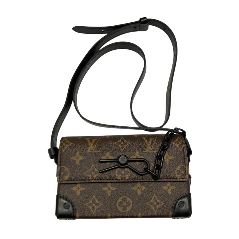 LOUIS VUITTON 路易威登 M83613 MONOGRAM MACASSAR STEAMER 側背包 PVC帆布 老花 棕色-0