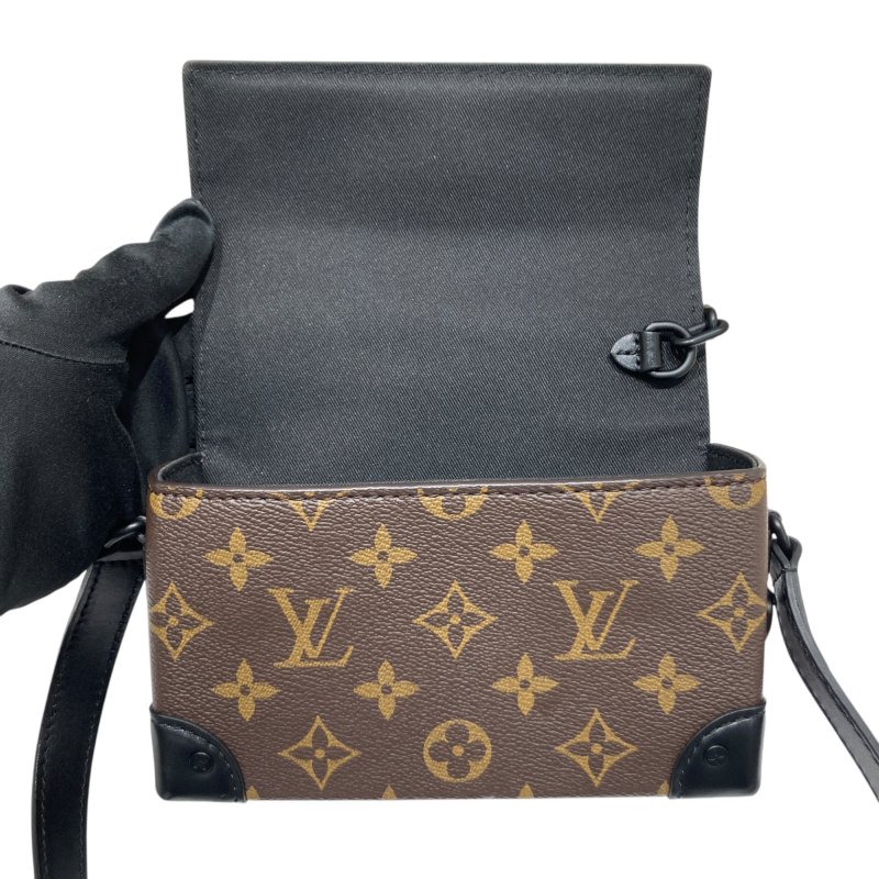 LOUIS VUITTON 路易威登 M83613 MONOGRAM MACASSAR STEAMER 側背包 PVC帆布 老花 棕色-7