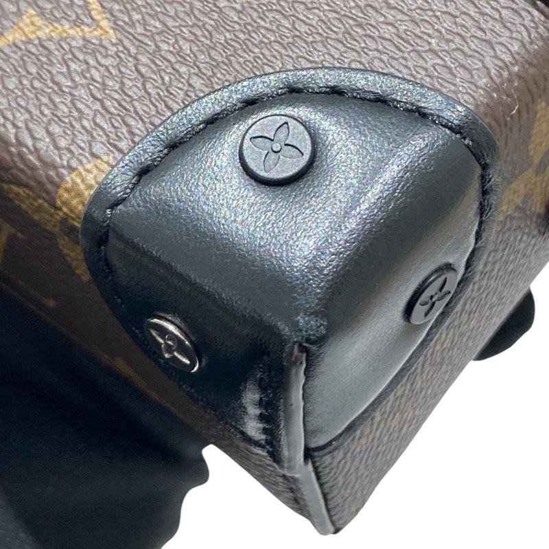 LOUIS VUITTON 路易威登 M83613 MONOGRAM MACASSAR STEAMER 側背包 PVC帆布 老花 棕色-12