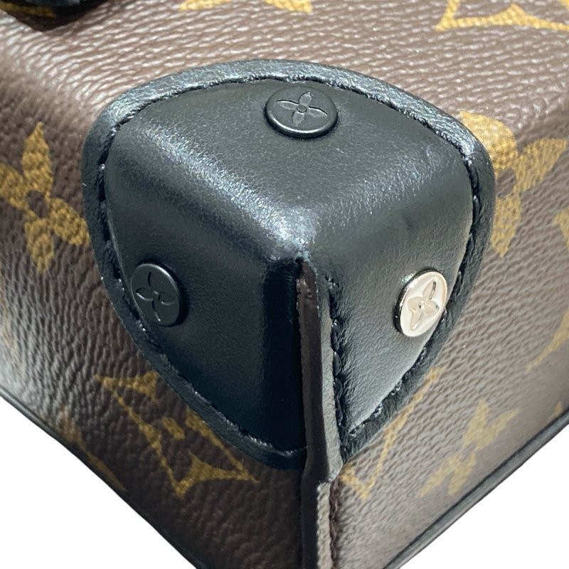 LOUIS VUITTON 路易威登 M83613 MONOGRAM MACASSAR STEAMER 側背包 PVC帆布 老花 棕色-13