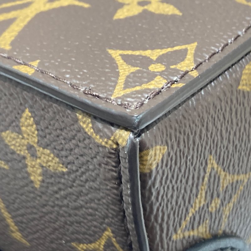 LOUIS VUITTON 路易威登 M83613 MONOGRAM MACASSAR STEAMER 側背包 PVC帆布 老花 棕色-14