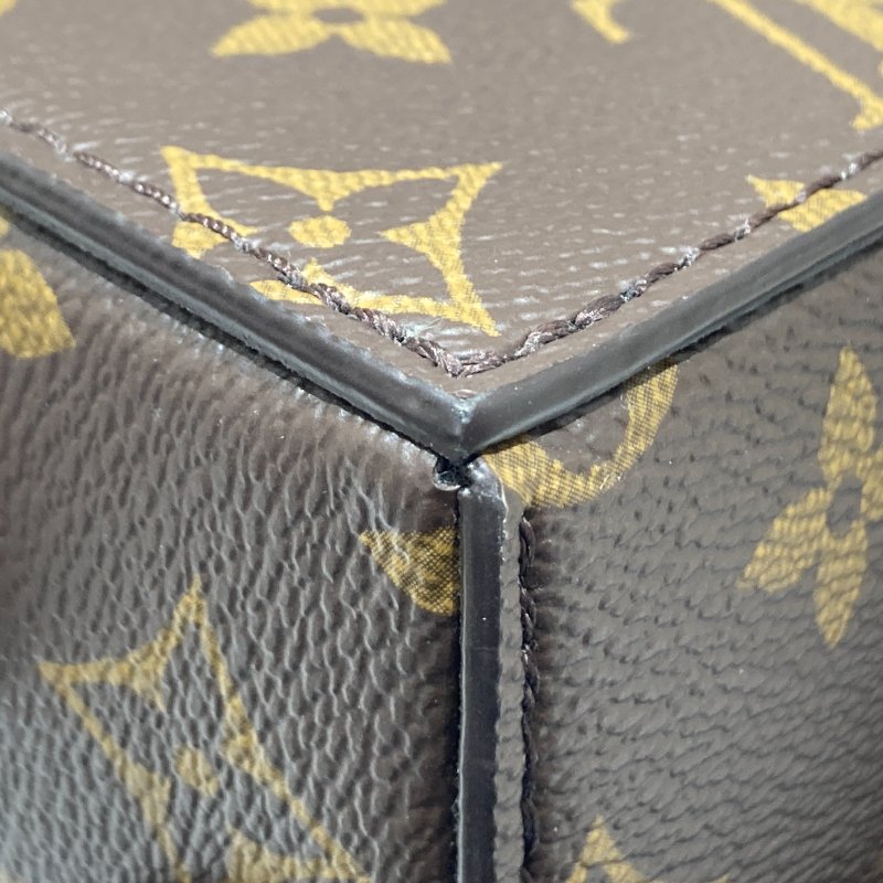 LOUIS VUITTON 路易威登 M83613 MONOGRAM MACASSAR STEAMER 側背包 PVC帆布 老花 棕色-15