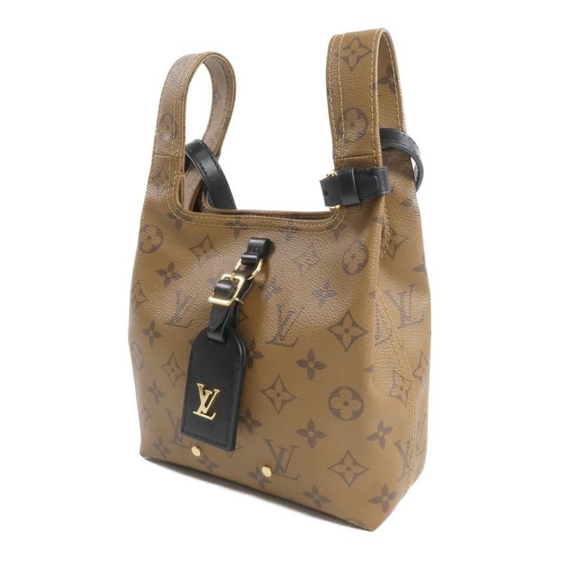 LOUIS VUITTON Monogram Reverse Atlantis BB金扣手挽肩背兩用袋-2