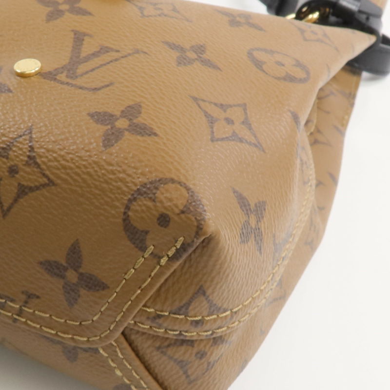 LOUIS VUITTON Monogram Reverse Atlantis BB金扣手挽肩背兩用袋-5