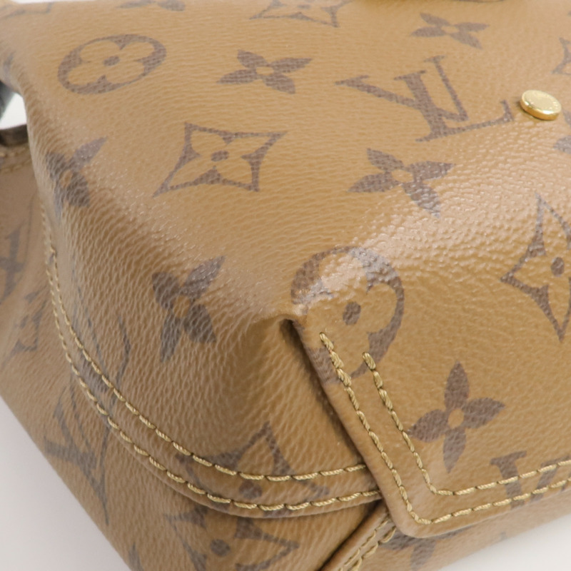 LOUIS VUITTON Monogram Reverse Atlantis BB金扣手挽肩背兩用袋-6