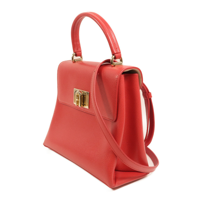 Furla 牛皮皮革2 Way Shoulder手挽肩背兩用袋-2