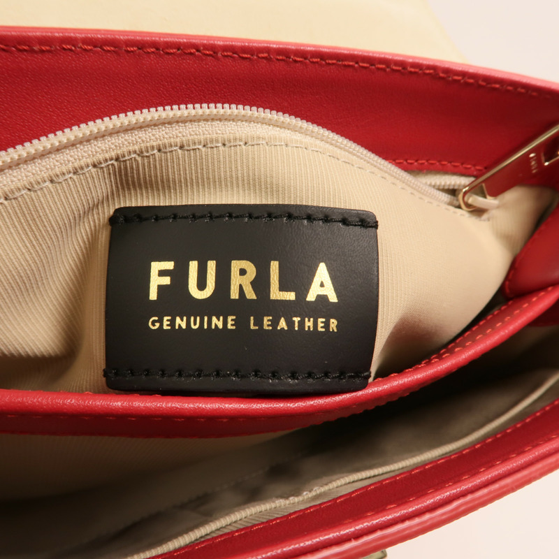 Furla 牛皮皮革2 Way Shoulder手挽肩背兩用袋-5