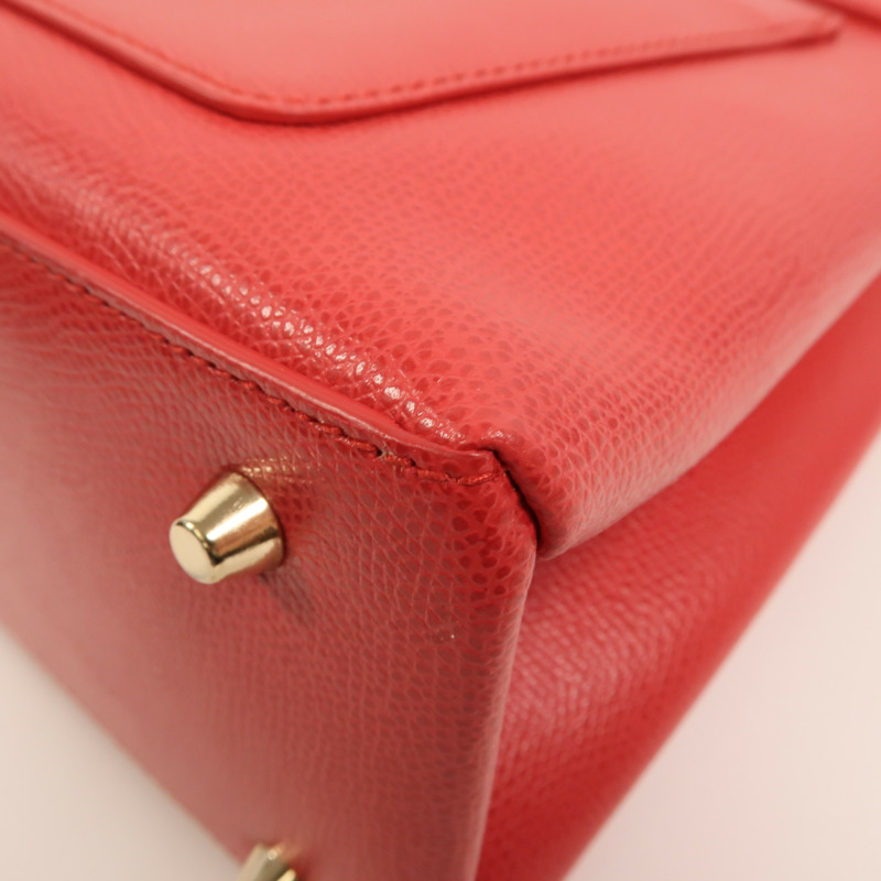 Furla 牛皮皮革2 Way Shoulder手挽肩背兩用袋-12