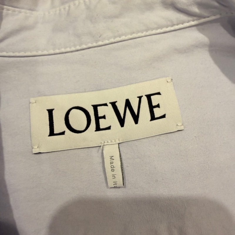 LOEWE羅意威淺藍色口袋襯衫外套 尺寸:39-2