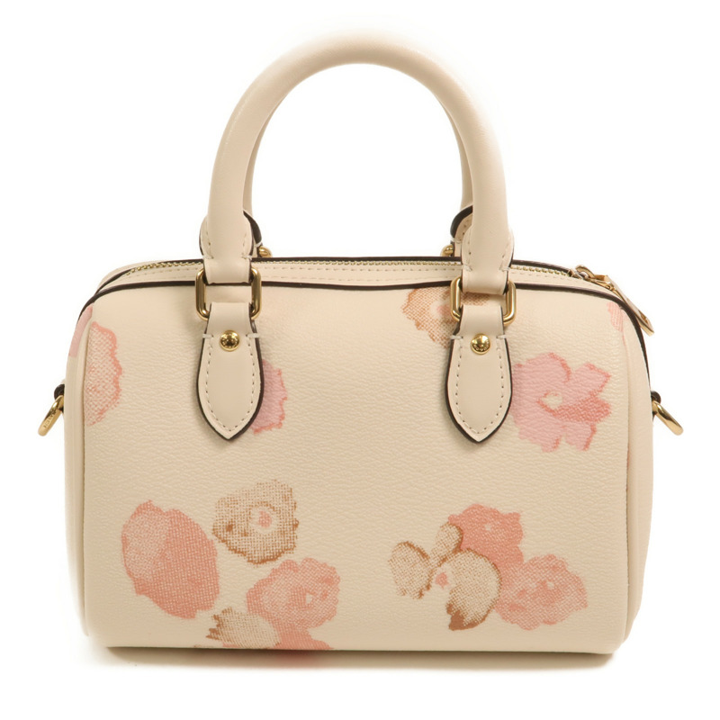 COACH 牛皮皮革Shoulder Bag手挽肩背兩用袋-1