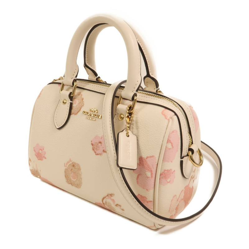 COACH 牛皮皮革Shoulder Bag手挽肩背兩用袋-2