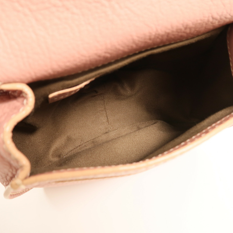 Chloe 牛皮皮革Small Marcie Saddle肩背袋-4