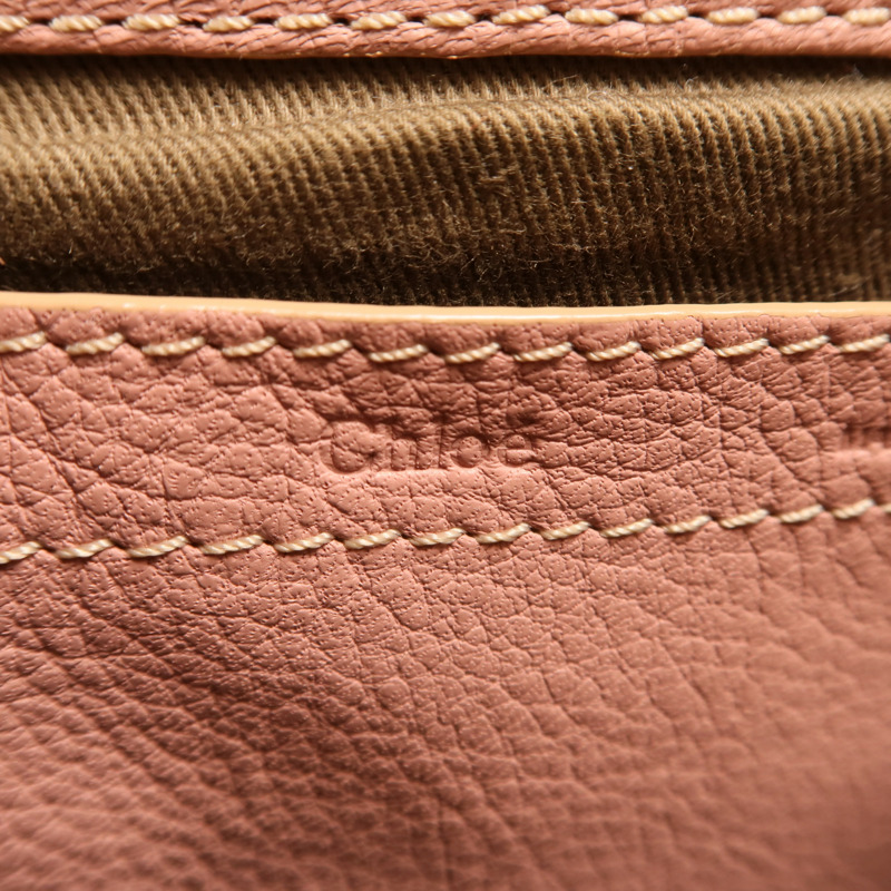 Chloe 牛皮皮革Small Marcie Saddle肩背袋-5