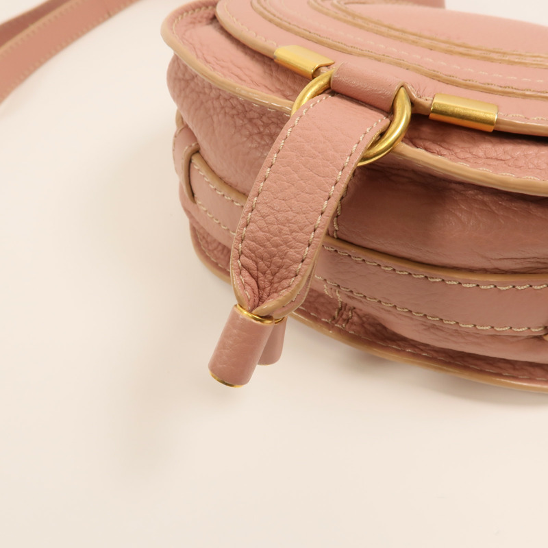 Chloe 牛皮皮革Small Marcie Saddle肩背袋-15