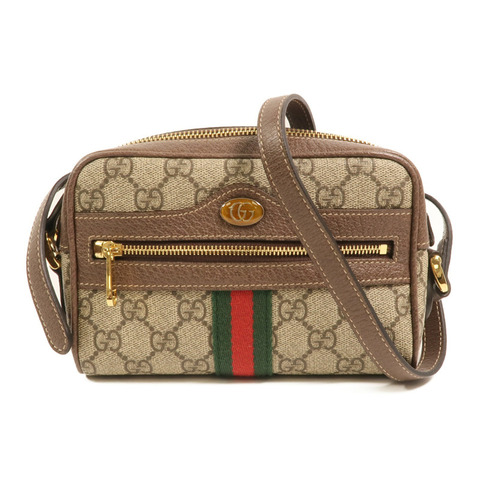 GUCCI 塗層帆布Ophidia Mini肩背袋