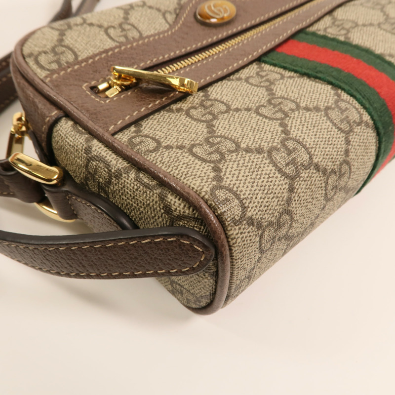 GUCCI 塗層帆布Ophidia Mini肩背袋-11