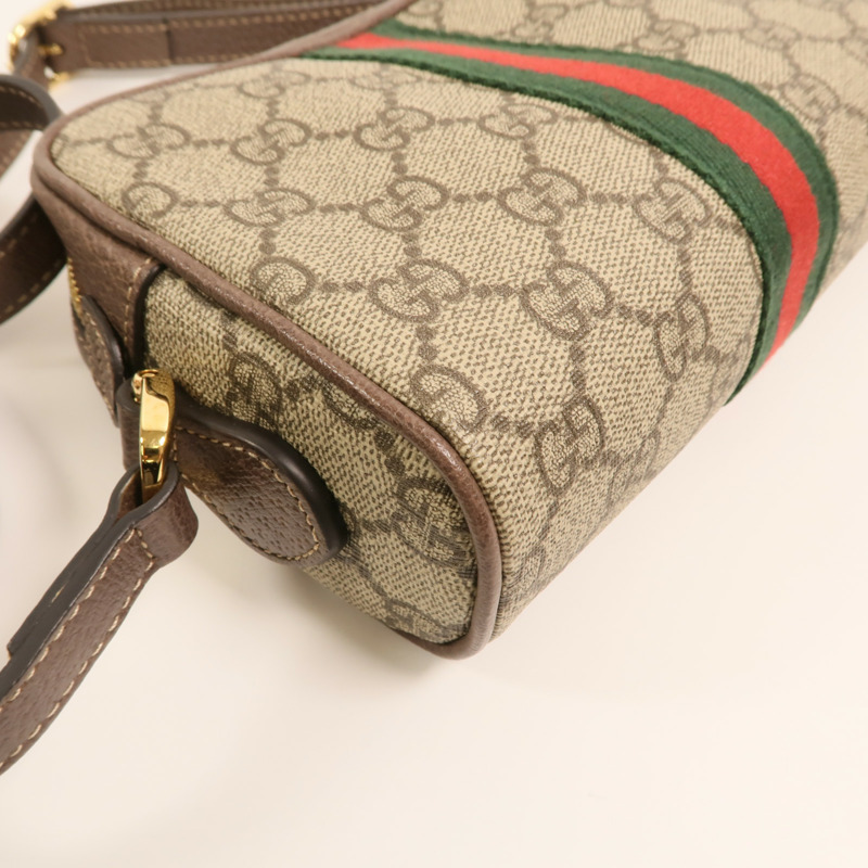 GUCCI 塗層帆布Ophidia Mini肩背袋-13