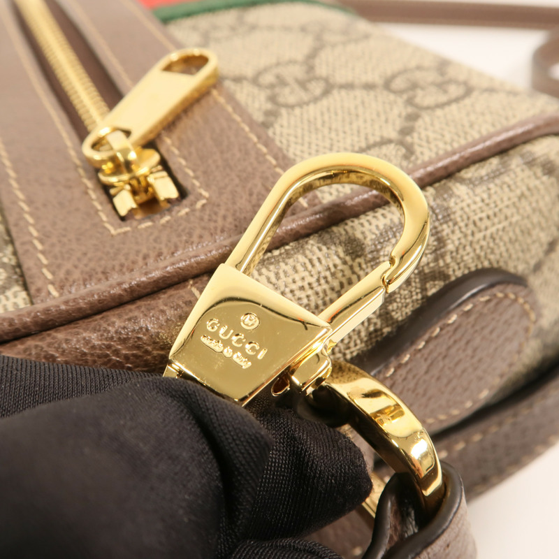 GUCCI 塗層帆布Ophidia Mini肩背袋-14