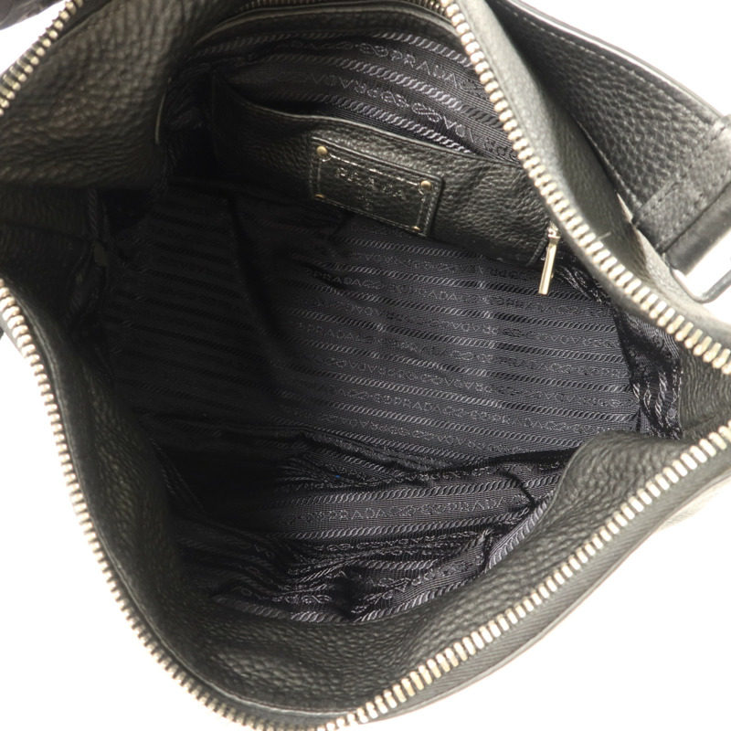 PRADA 牛皮皮革Hobo Bag肩背袋-4
