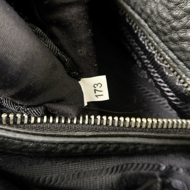 PRADA 牛皮皮革Hobo Bag肩背袋-6