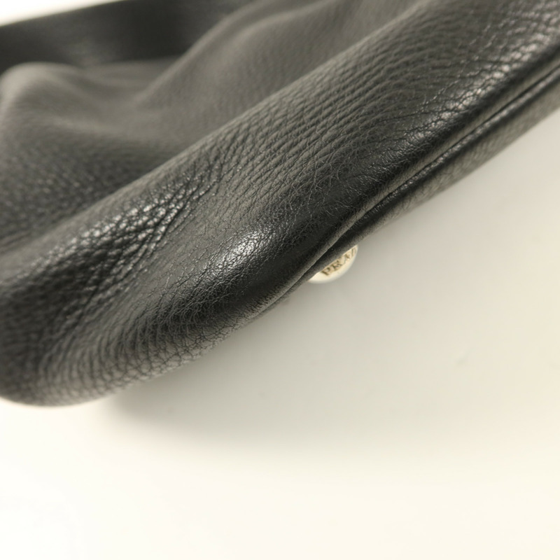 PRADA 牛皮皮革Hobo Bag肩背袋-15