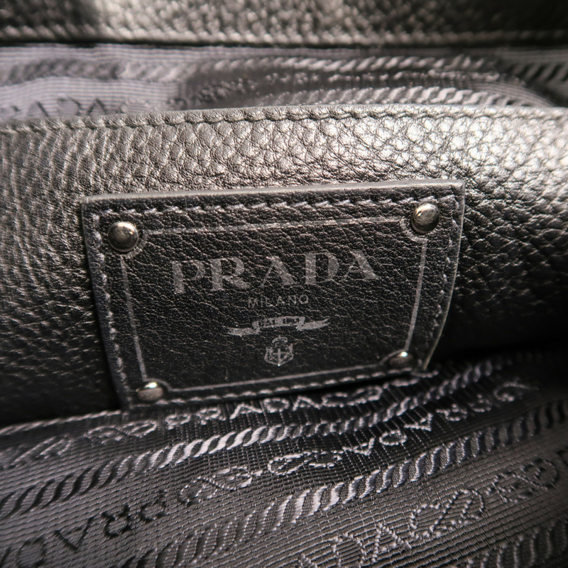 PRADA 牛皮皮革Shoulder Bag肩背袋-5