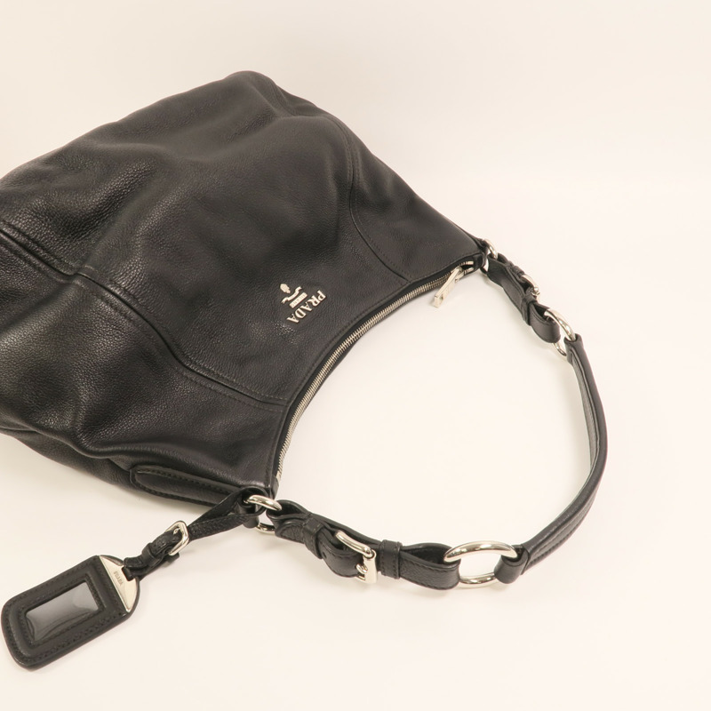 PRADA 牛皮皮革Shoulder Bag肩背袋-6