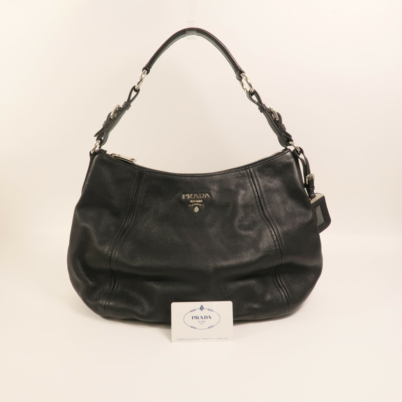 PRADA 牛皮皮革Shoulder Bag肩背袋-9