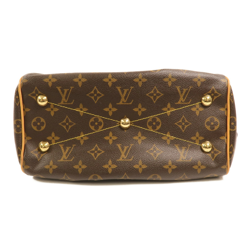 LOUIS VUITTON Monogram Tivoli PM金扣手挽袋-3