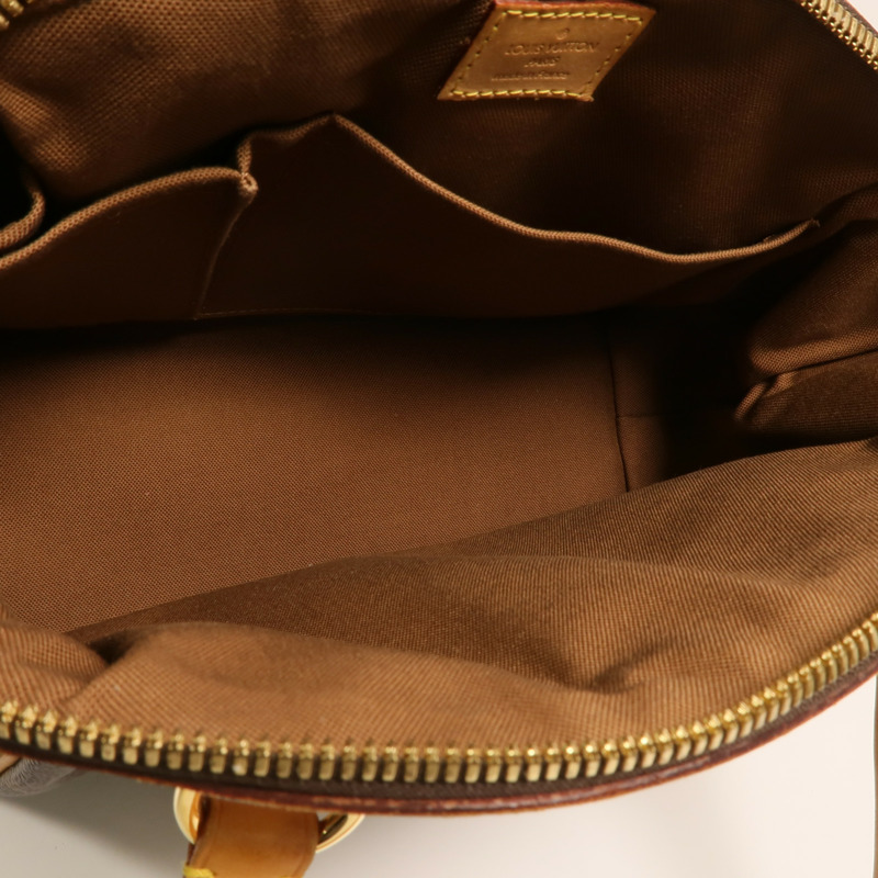 LOUIS VUITTON Monogram Tivoli PM金扣手挽袋-4