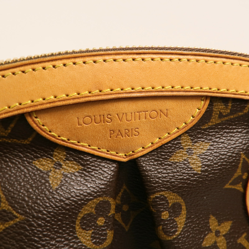 LOUIS VUITTON Monogram Tivoli PM金扣手挽袋-8