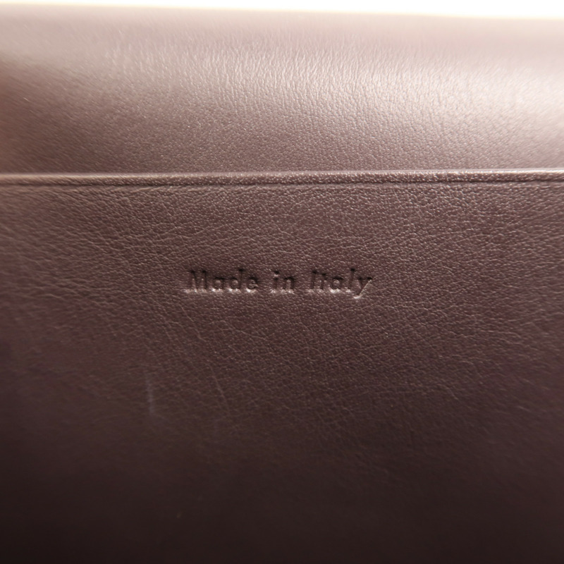 CELINE 牛皮皮革Frame Woc銀扣鏈帶肩背袋-5