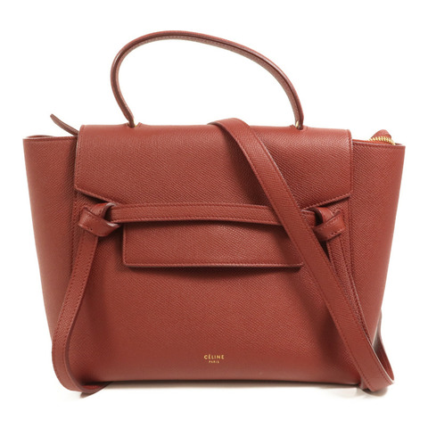 CELINE 牛皮皮革Micro Belt Bag手挽肩背兩用袋