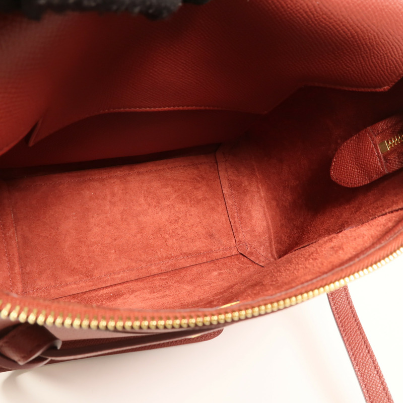 CELINE 牛皮皮革Micro Belt Bag手挽肩背兩用袋-4