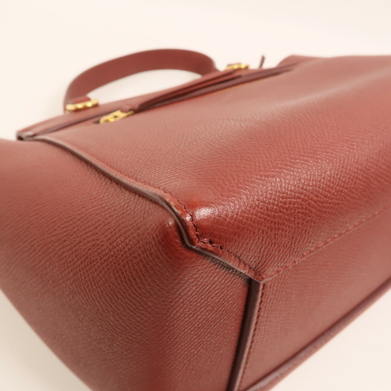 CELINE 牛皮皮革Micro Belt Bag手挽肩背兩用袋-14