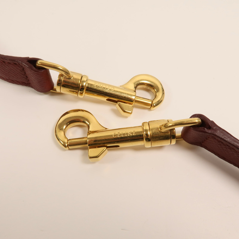 CELINE 牛皮皮革Micro Belt Bag手挽肩背兩用袋-15