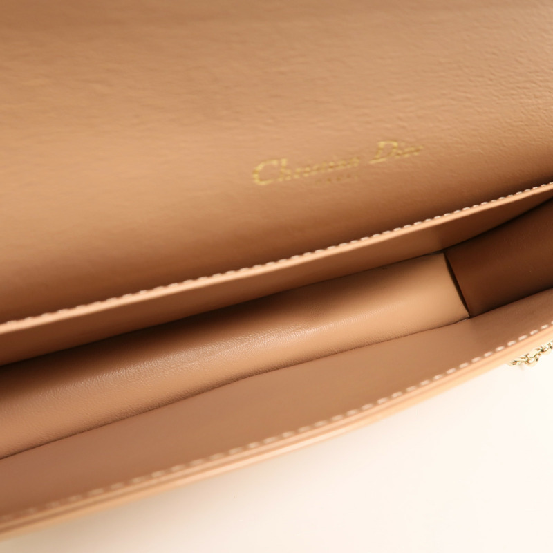 Dior 漆皮皮革Lady Dior Pouch鏈帶肩背袋-4