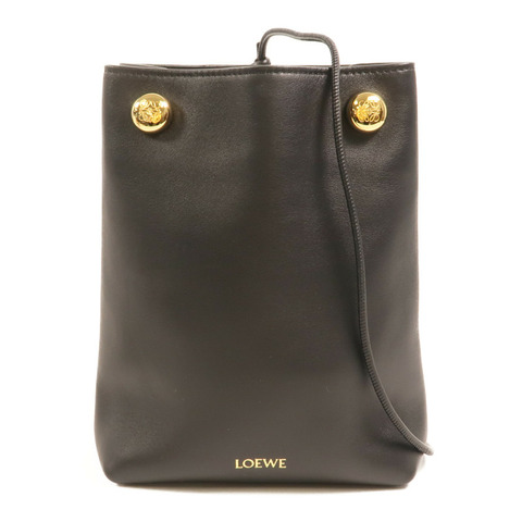LOEWE 牛皮皮革Pebble Pouch肩背袋